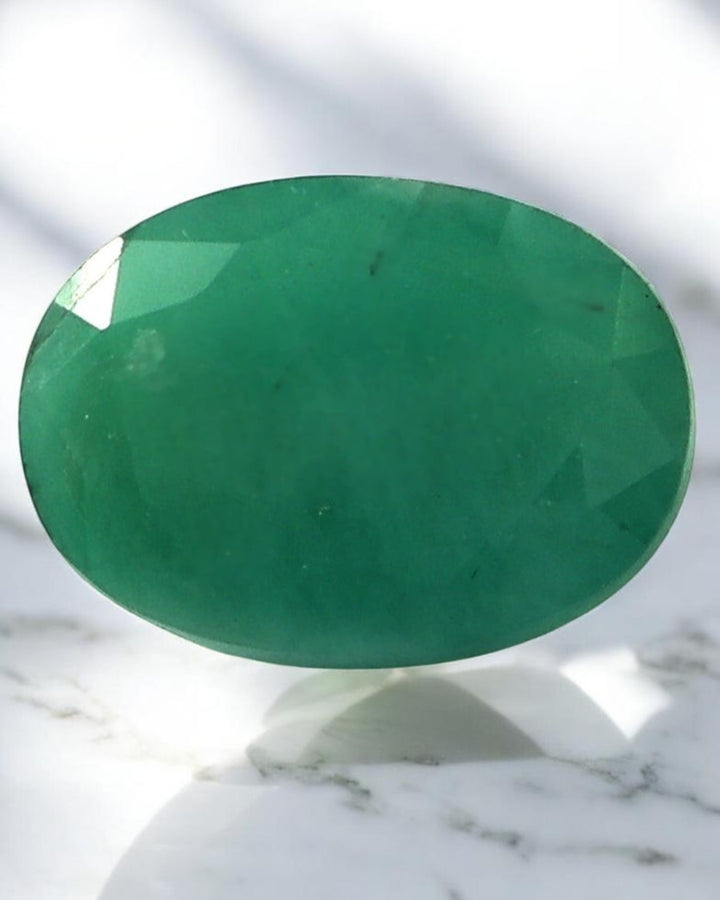 Natural Emerald (Panna) Stone 8.20 Carat 9.00 Ratti (With Certificate)