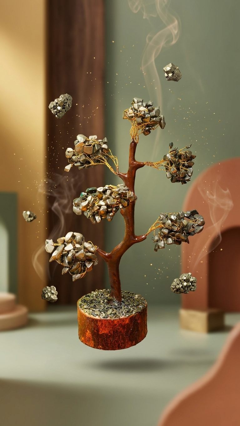 NATURAL PYRITE TREE