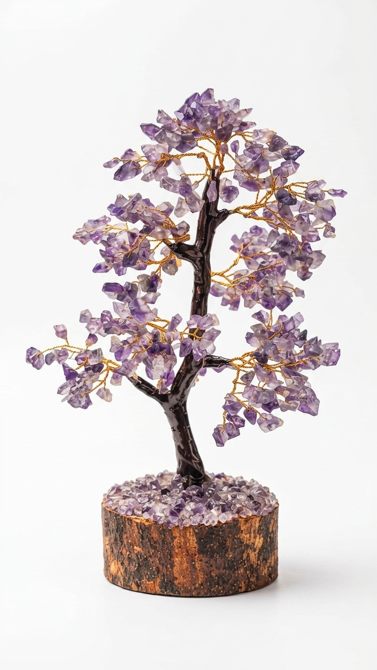 Amethyst Calm & Clarity Crystal Tree – Serenity for Your Space