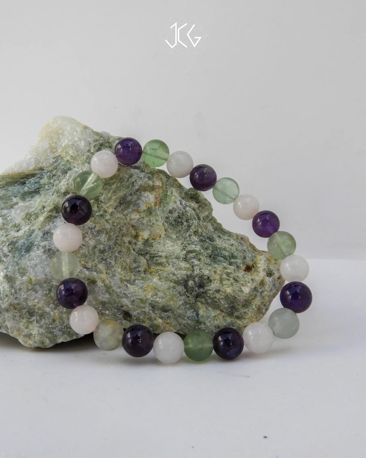 Pisces (Meena) Zodiac Sign Bracelet 8mm