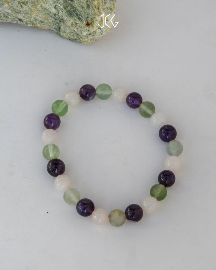 Pisces (Meena) Zodiac Sign Bracelet 8mm