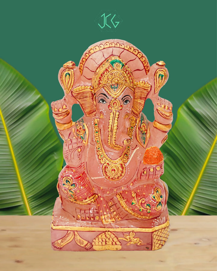 Rose Quartz Ganesha