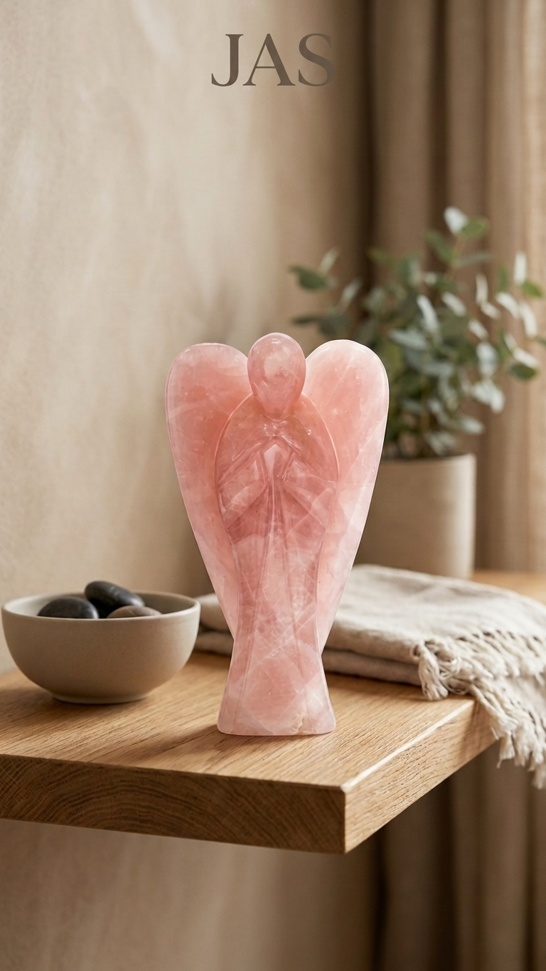 Rose Quartz Angel