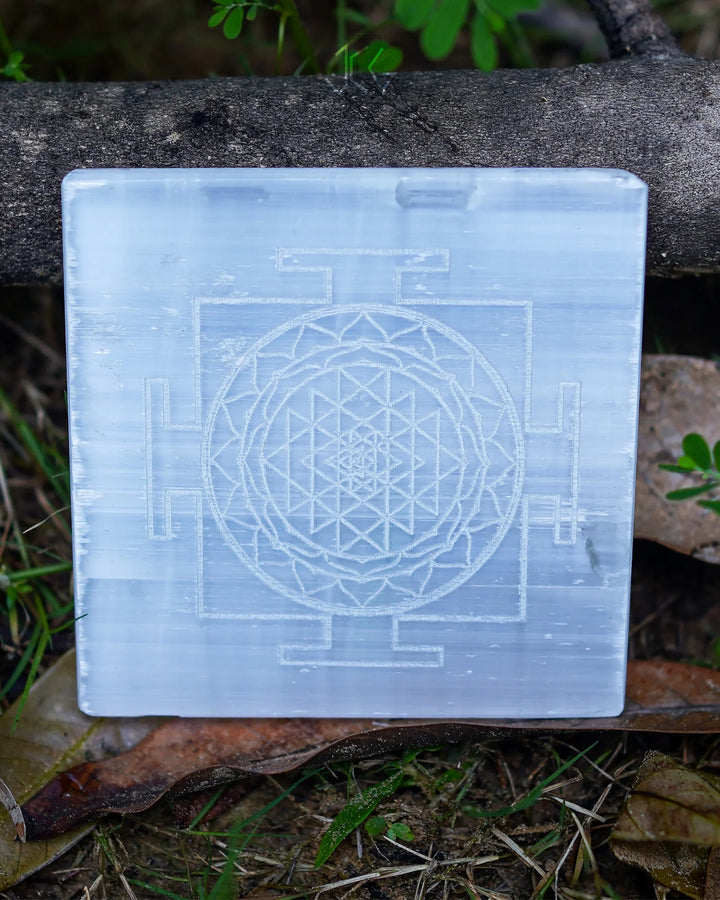 Shreeyantra Selenite Plate (Charging Plate)