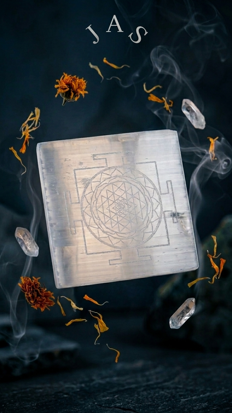 Shreeyantra Selenite Plate (Charging Plate)