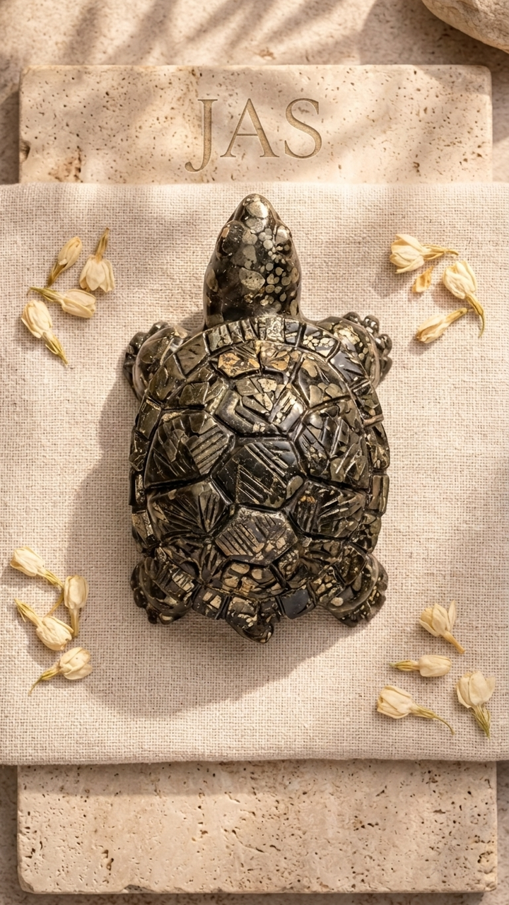 Vastu Pyrite Turtle for Wealth & Prosperity