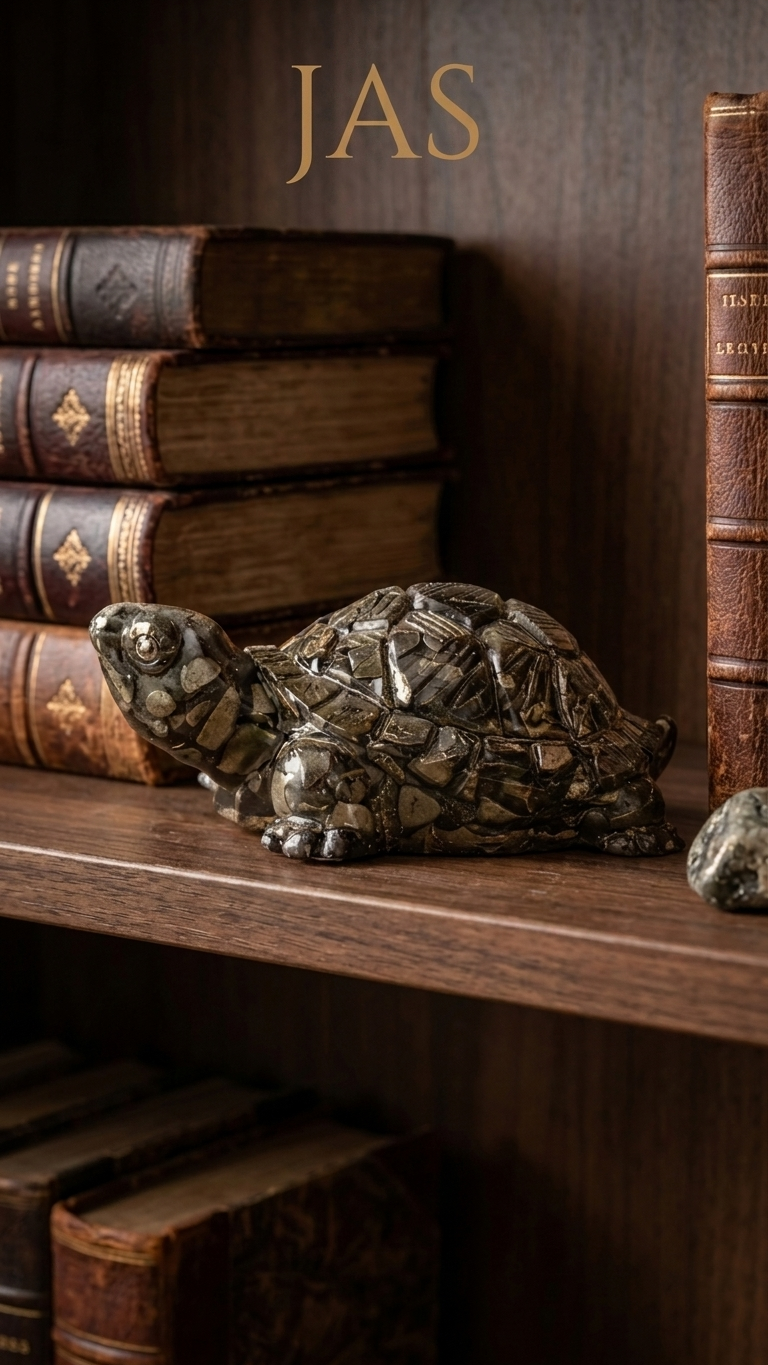 Vastu Pyrite Turtle for Wealth & Prosperity