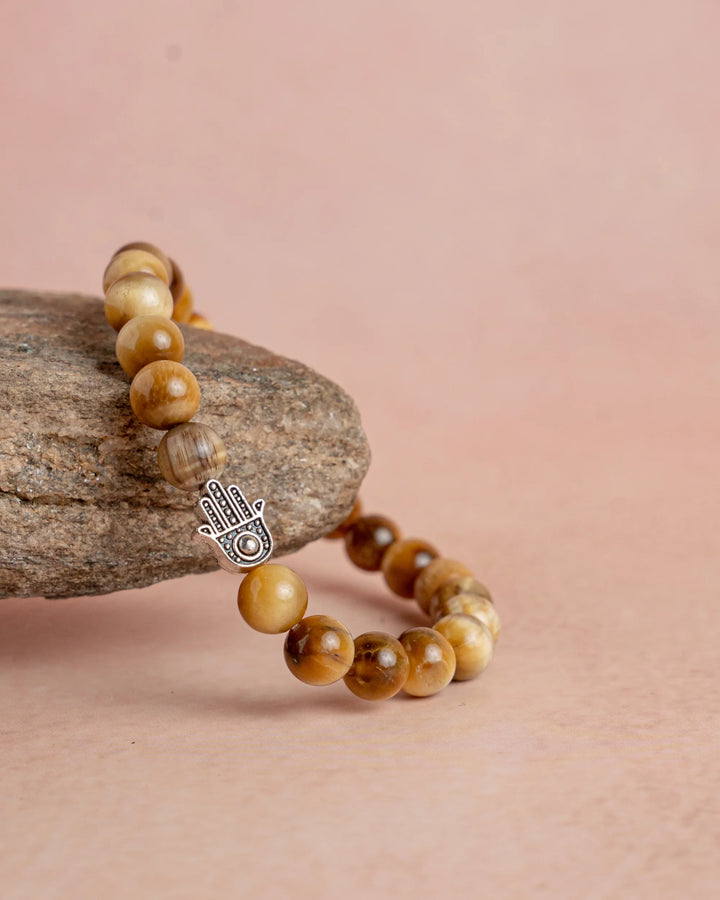 Yellow Catseye Bracelet 8mm