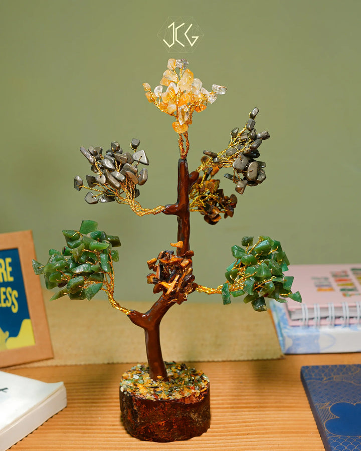 Natural Stone Money Magnet Tree Believed to Attract Wealth