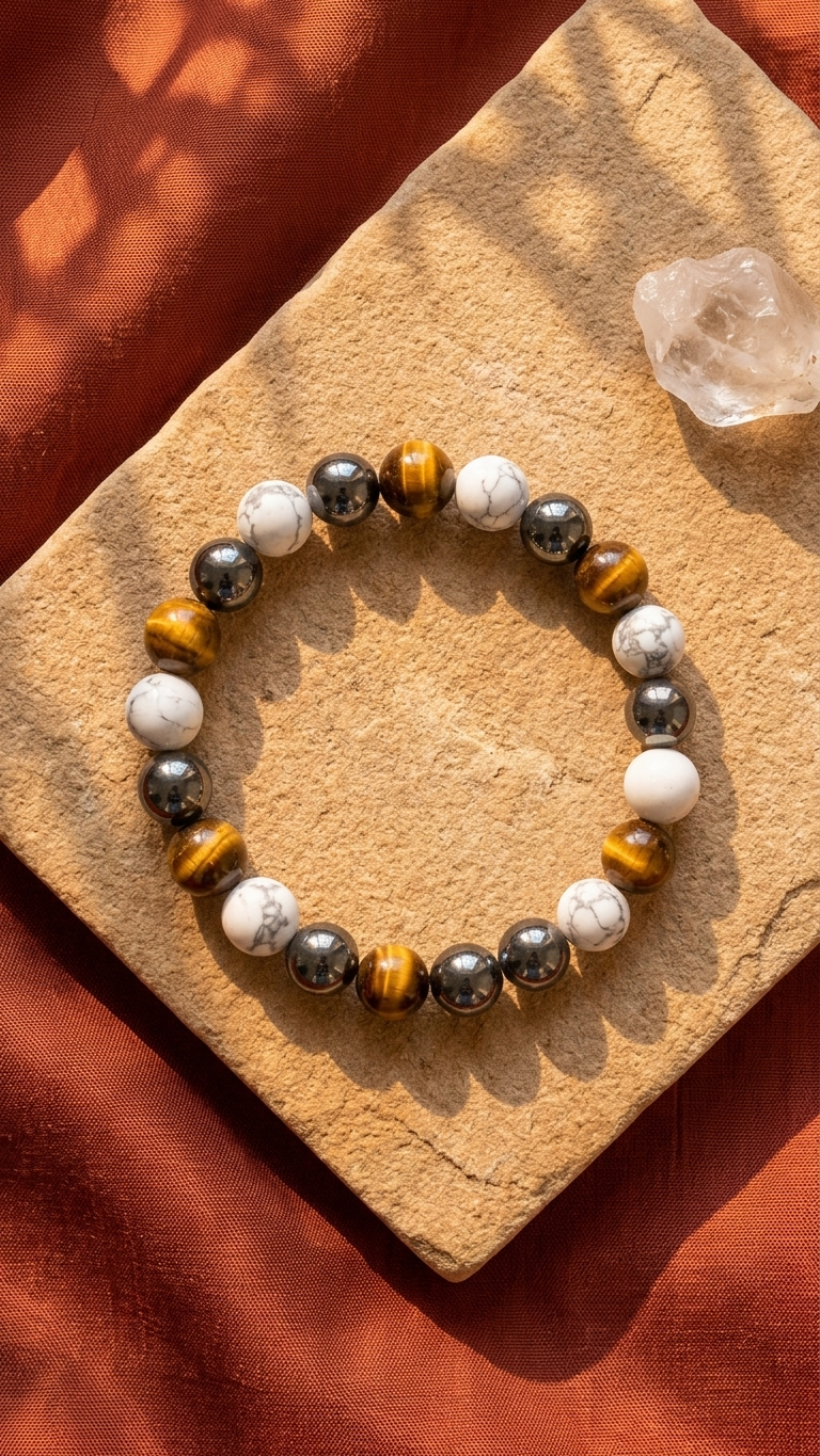 Gemini (Mithun) Zodiac Sign Bracelet 8mm
