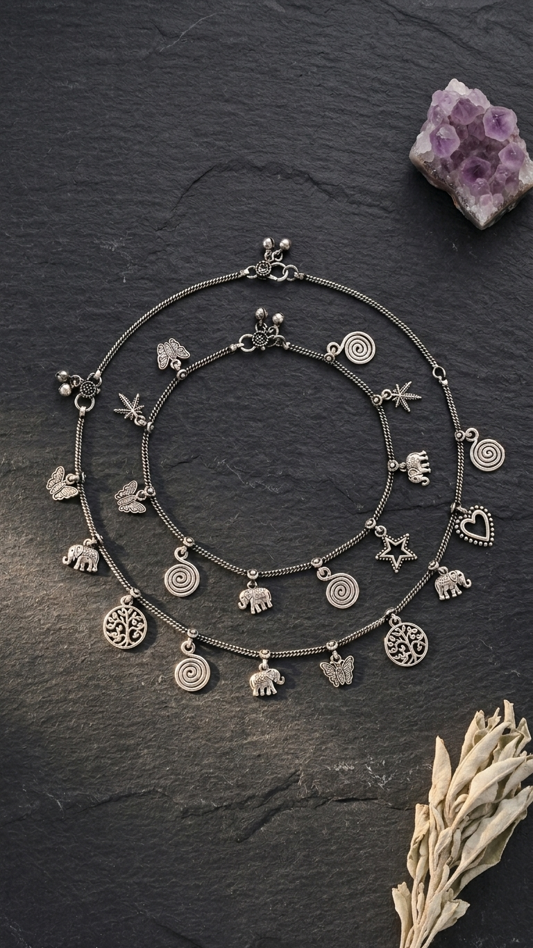 Navrang Charm Dandiya Anklet Set