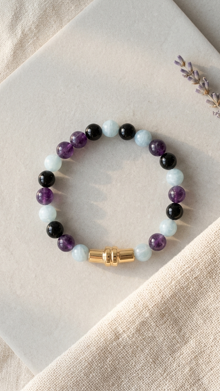 Trinity Calm Bracelet with Magnetic Lock