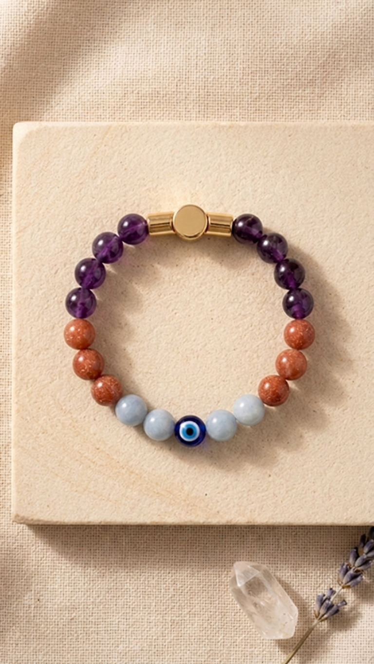 Aura Shield Bracelet With Magnet Lock