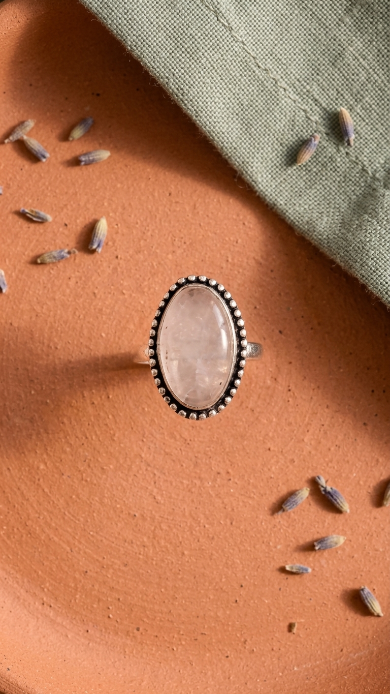 NATURAL ROSE RING Gemstone