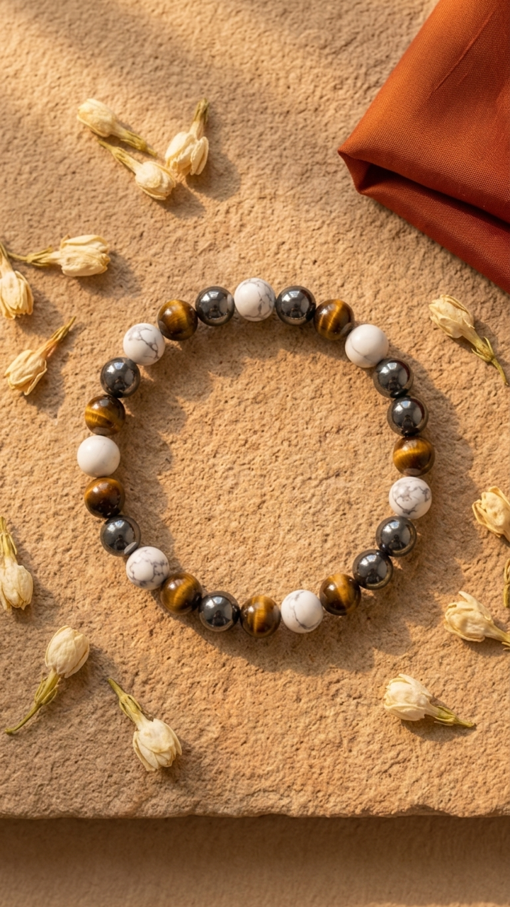 Gemini (Mithun) Zodiac Sign Bracelet 8mm