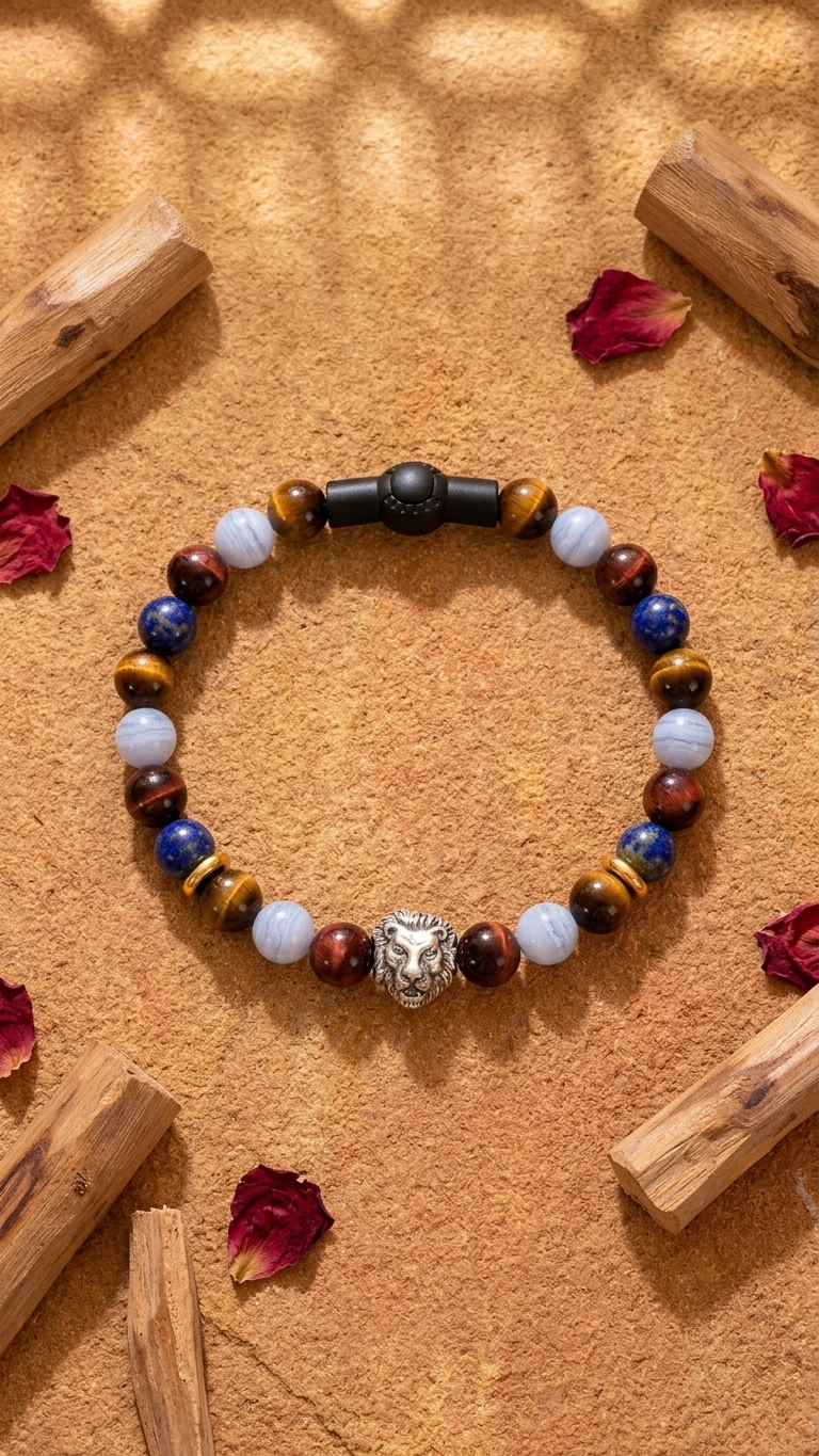 Energy Chakra Bracelet With Magnet Lock