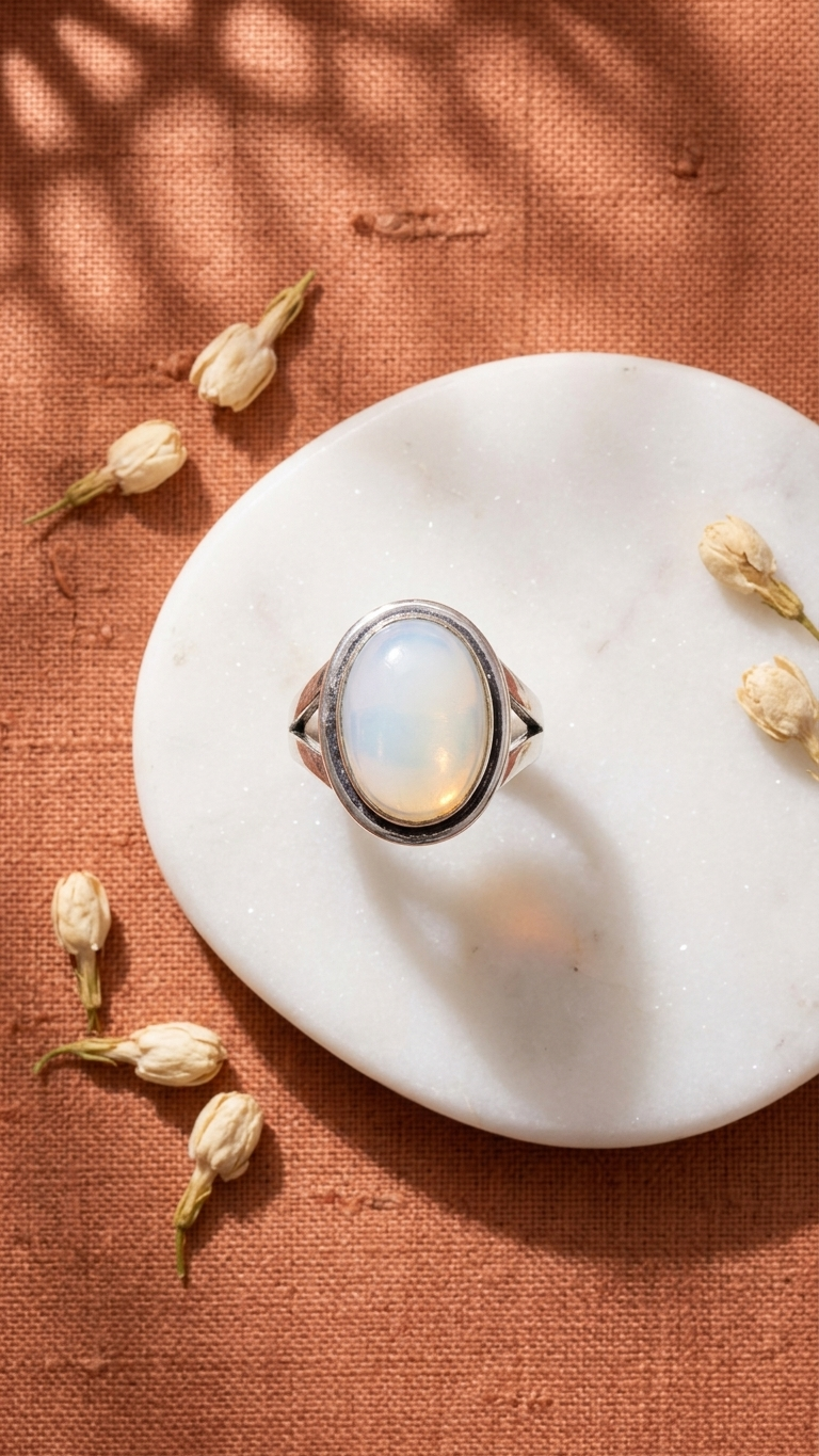 NATURAL OPALITE RING