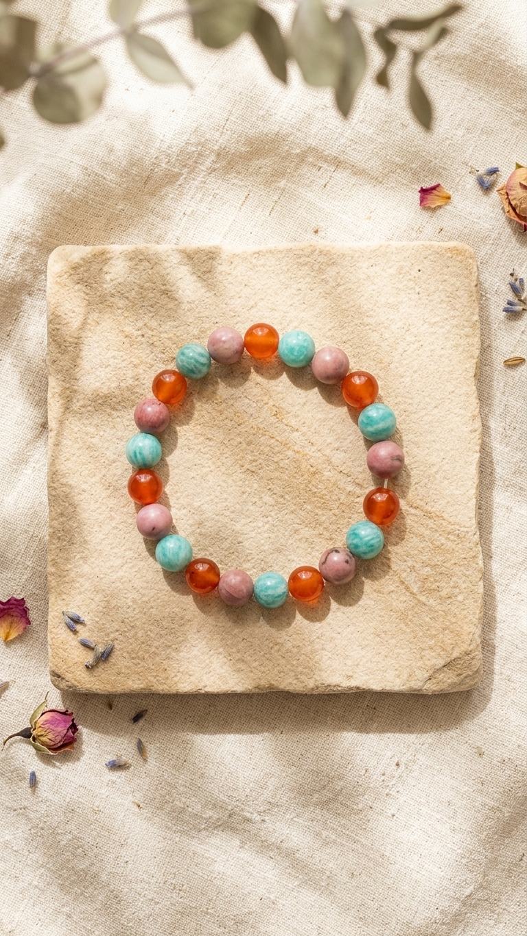 Cancer (Karka) Zodiac Sign Bracelet 8mm