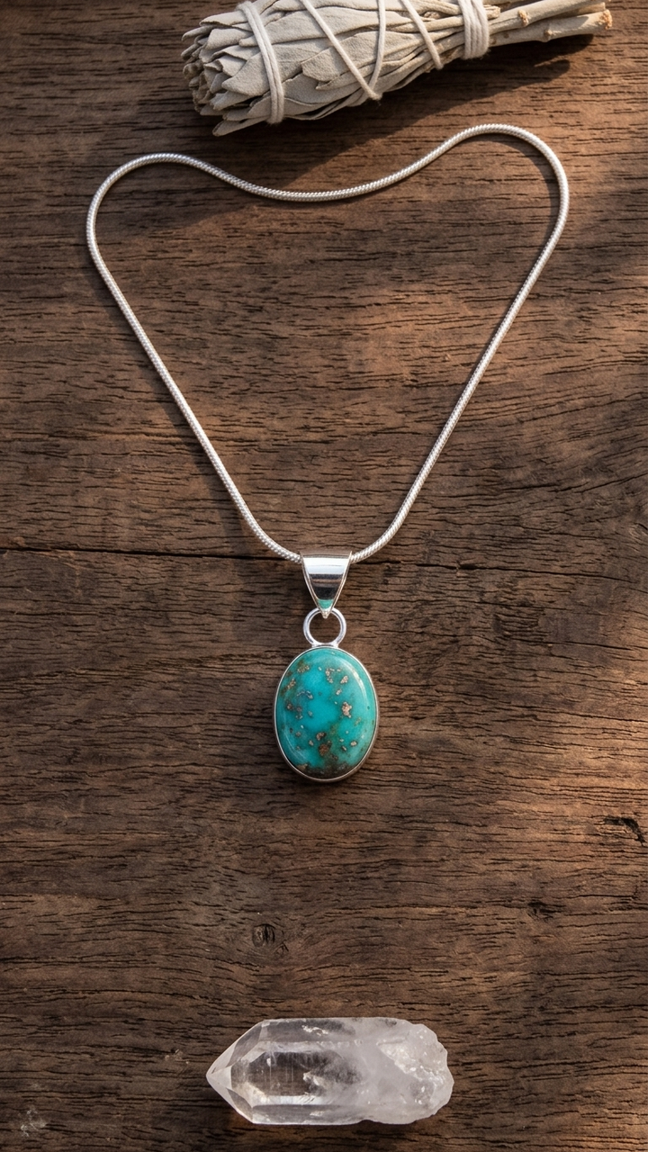 TURQUOISE PENDANT {FIROZA}