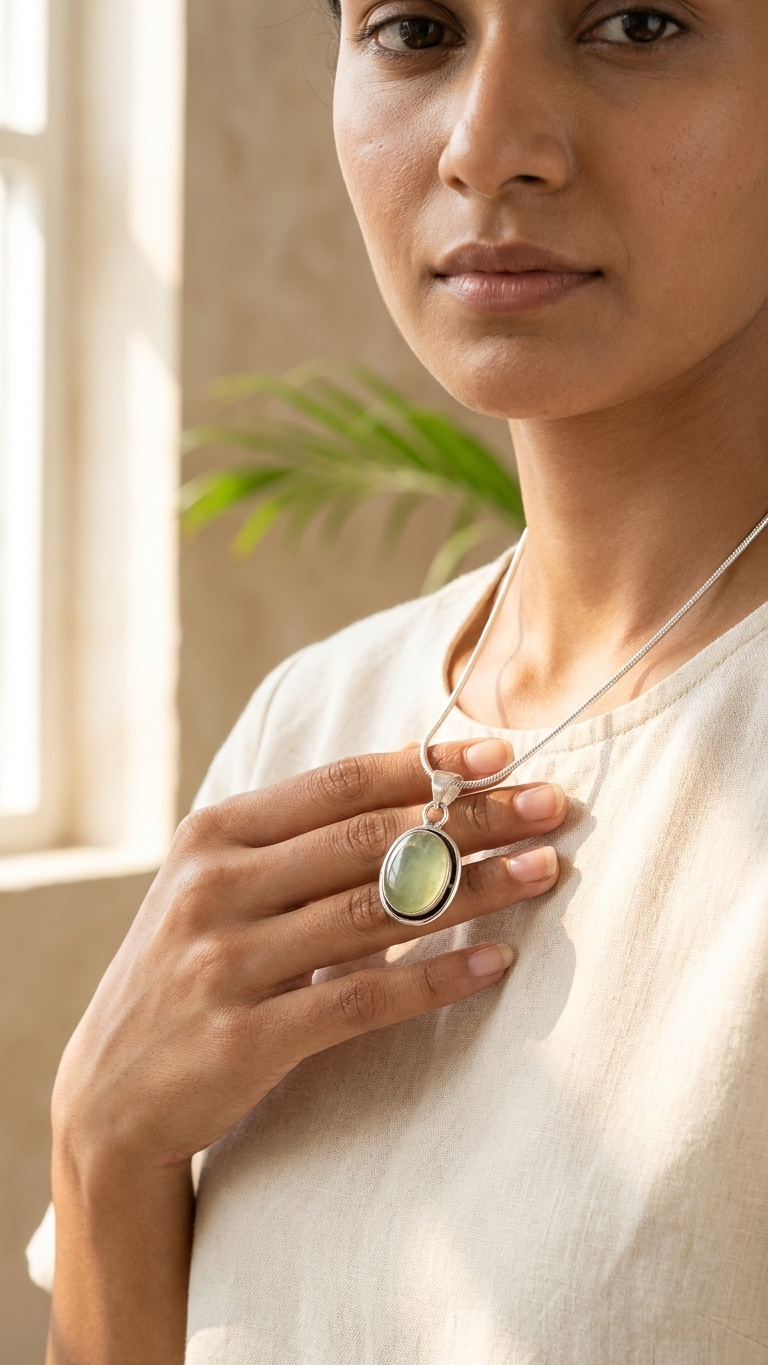 NATURAL GREEN AVENTURINE   PENDANT