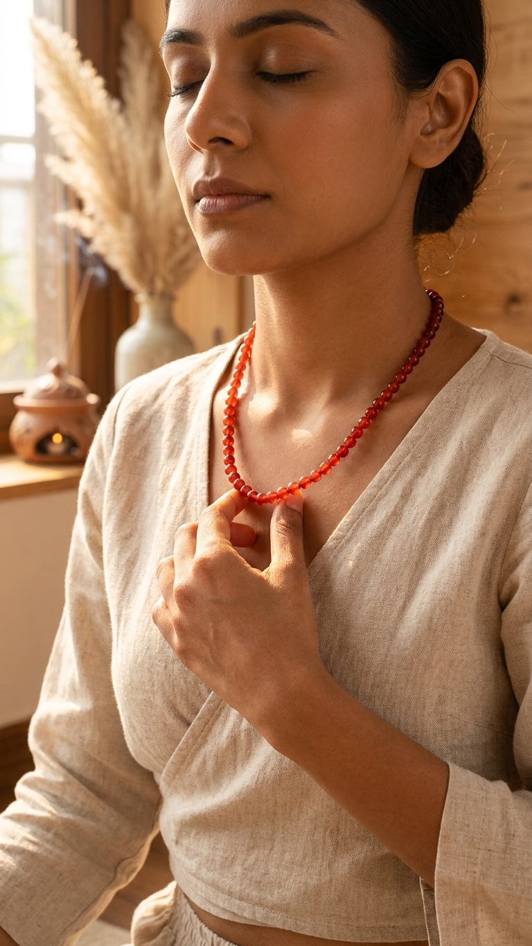 Natural Carnelian Necklace