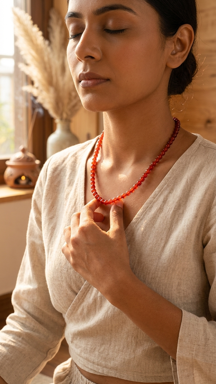 Natural Carnelian Necklace