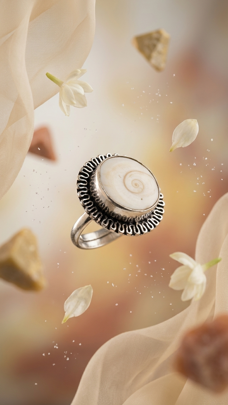 NATURAL SHIVA EYE RING 100% Natural