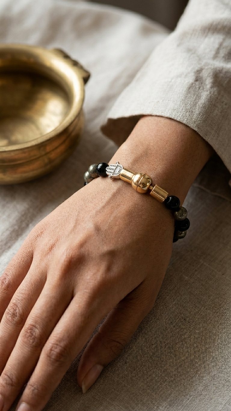 Guardian Shield bracelet with Magnetic Lock