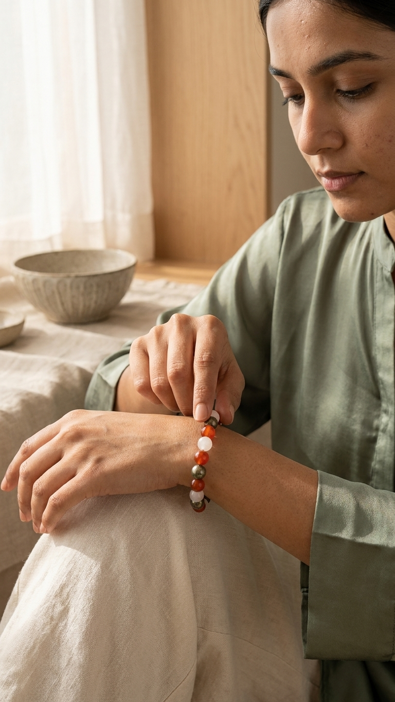 Taurus (Vrishabh) Zodiac Sign Bracelet 8mm