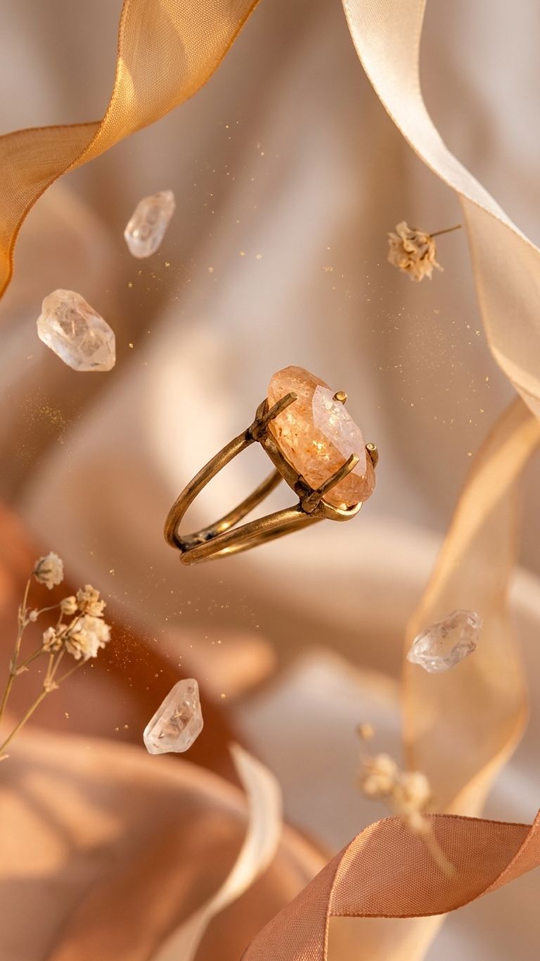 NATURAL CITRINE RAW RING 100% Natural Gemstone