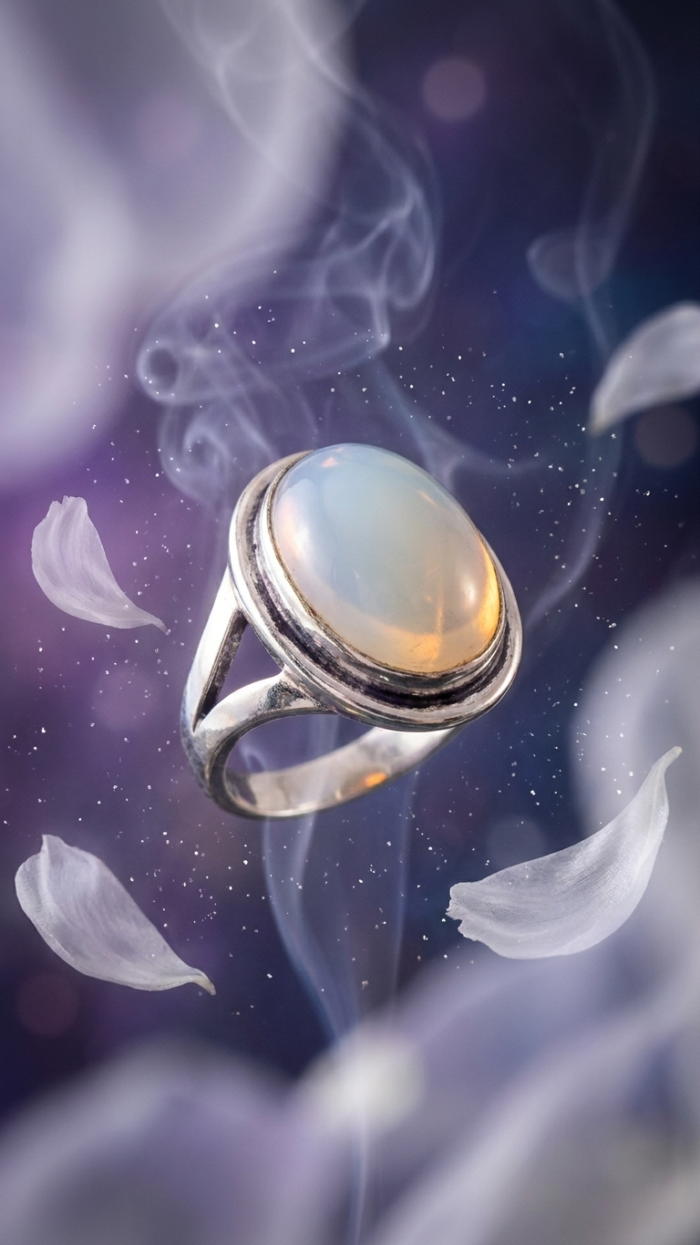 NATURAL OPALITE RING