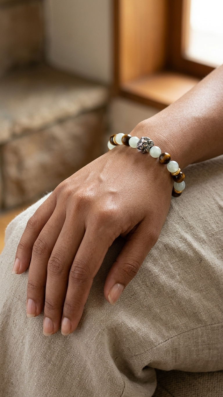 Courage & Prosperity Bracelet With Magnetic Lock