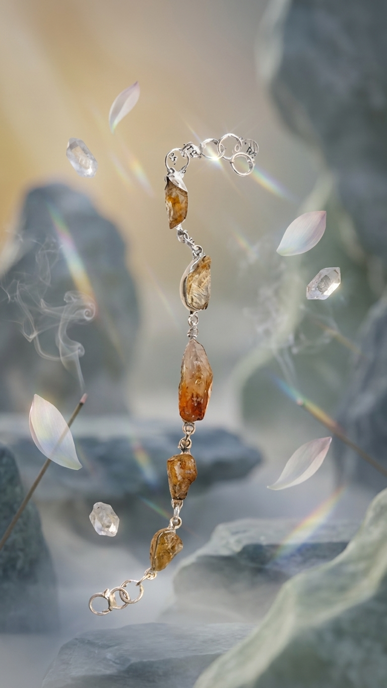 Citrine Chain Bracelet