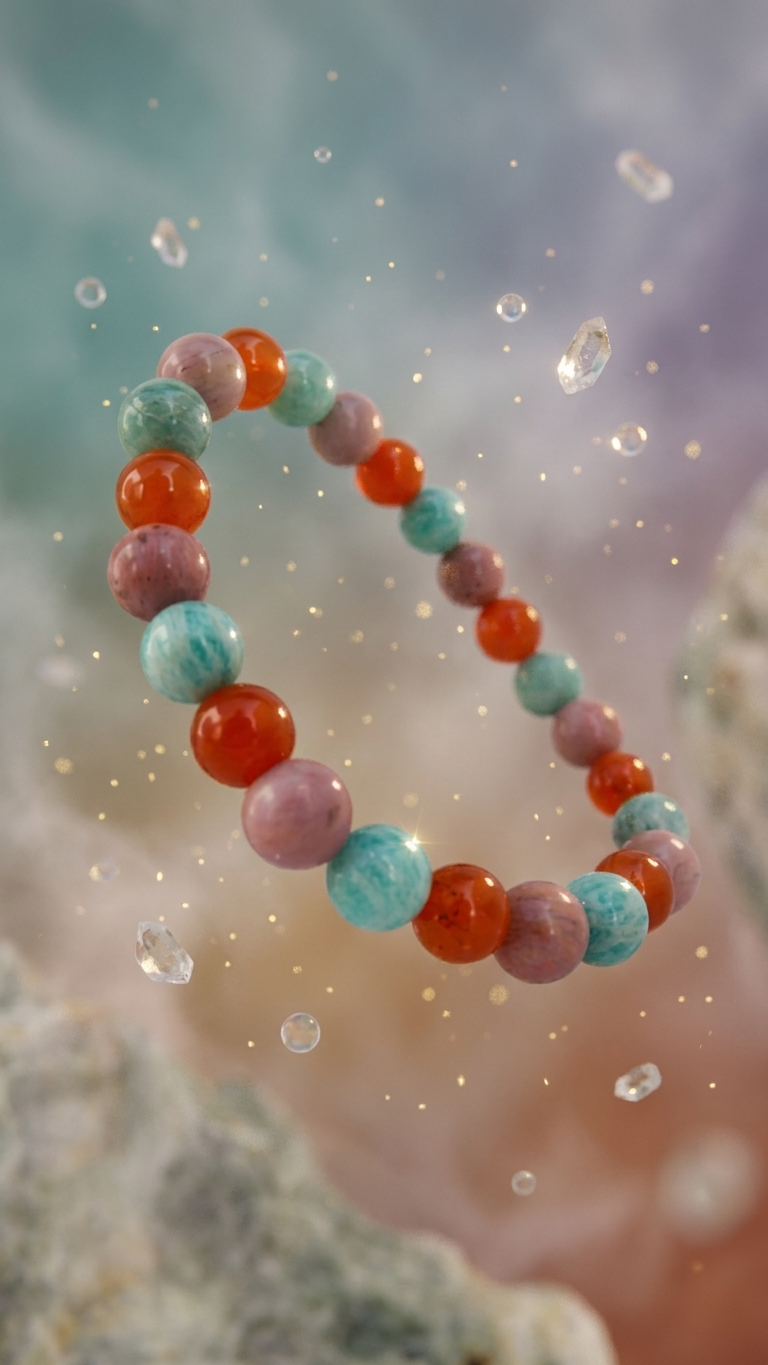 Cancer (Karka) Zodiac Sign Bracelet 8mm