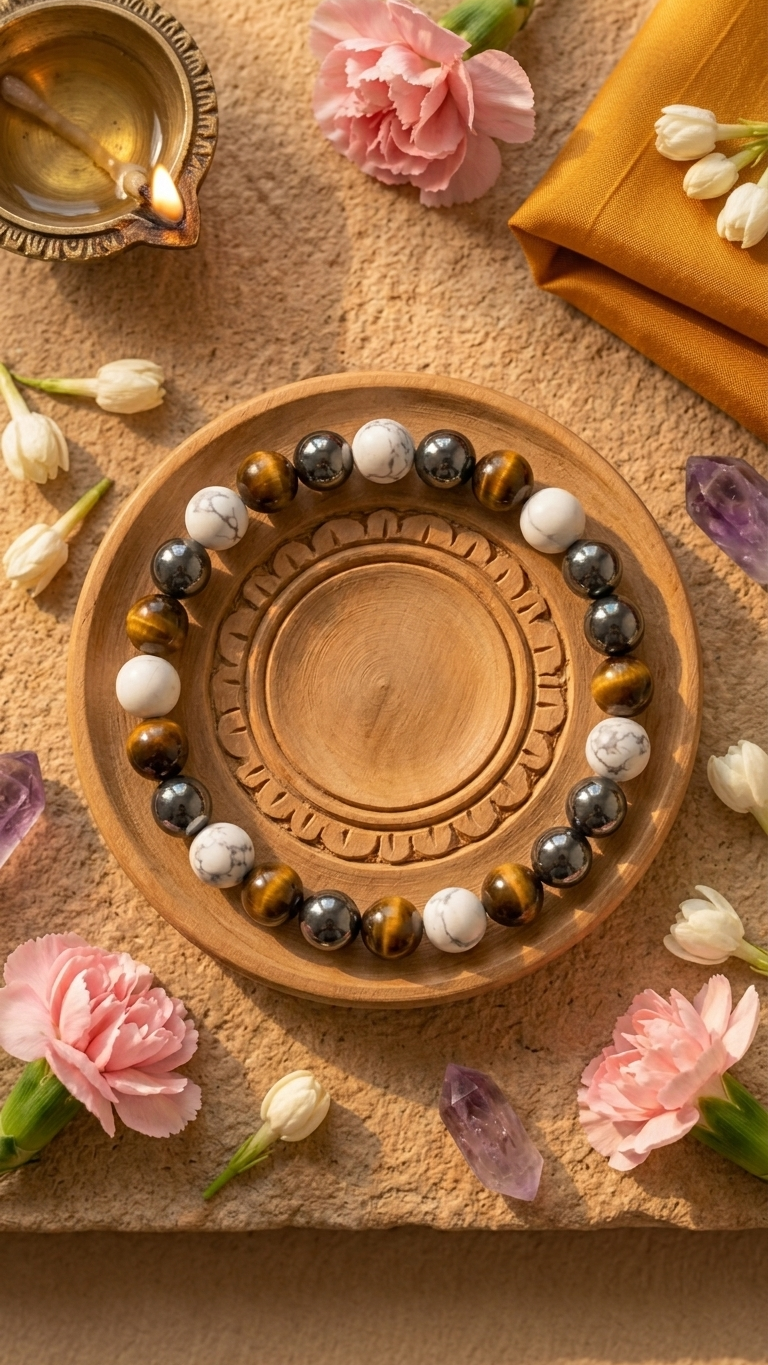 Gemini (Mithun) Zodiac Sign Bracelet 8mm