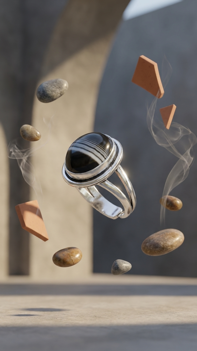 Natural Sulemani Hakik Ring