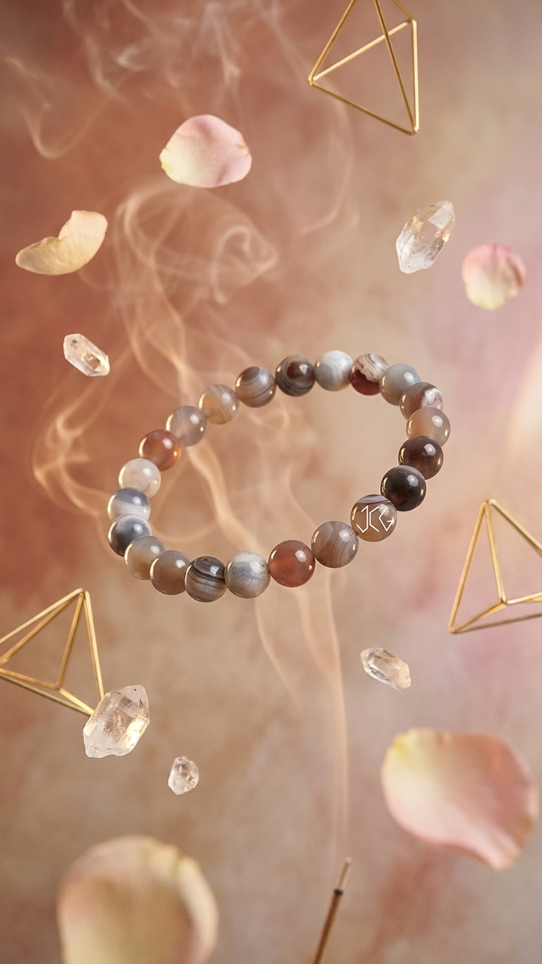 Botswana Agate Bracelet 8mm