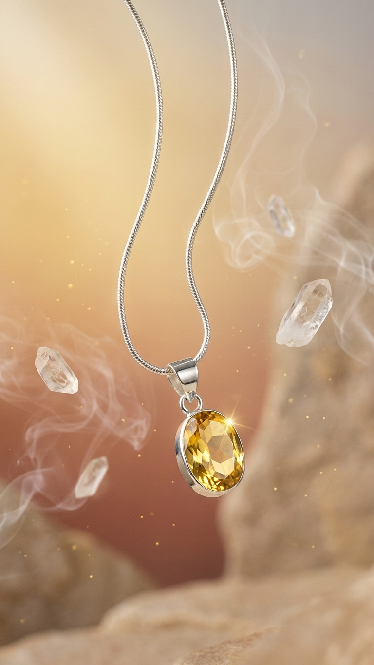 Pyrite Cut Stone Oval Shape Pendant