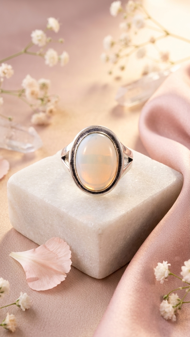 NATURAL OPALITE RING