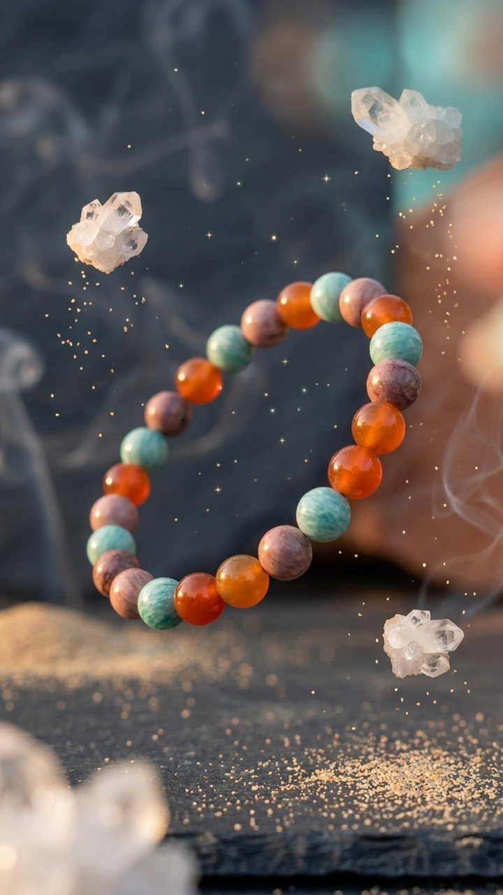 Cancer (Karka) Zodiac Sign Bracelet 8mm
