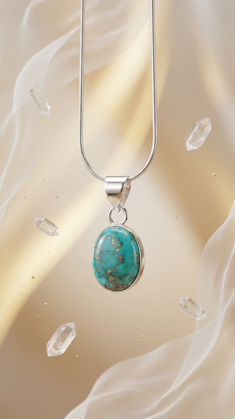 TURQUOISE PENDANT {FIROZA}