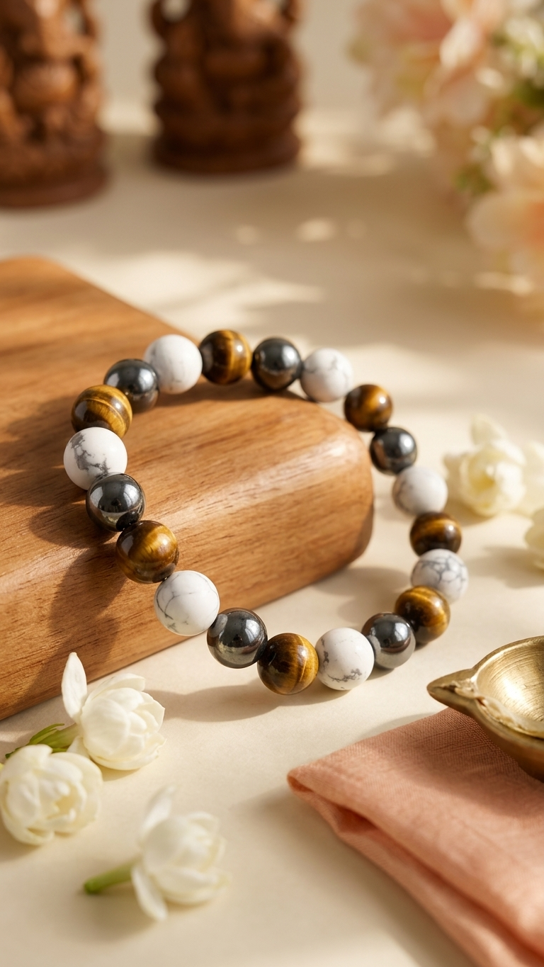 Gemini (Mithun) Zodiac Sign Bracelet 8mm