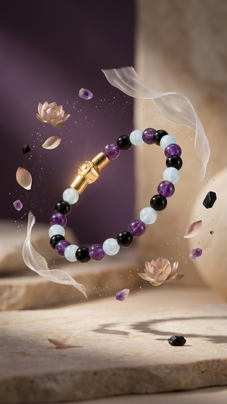 Trinity Calm Bracelet with Magnetic Lock