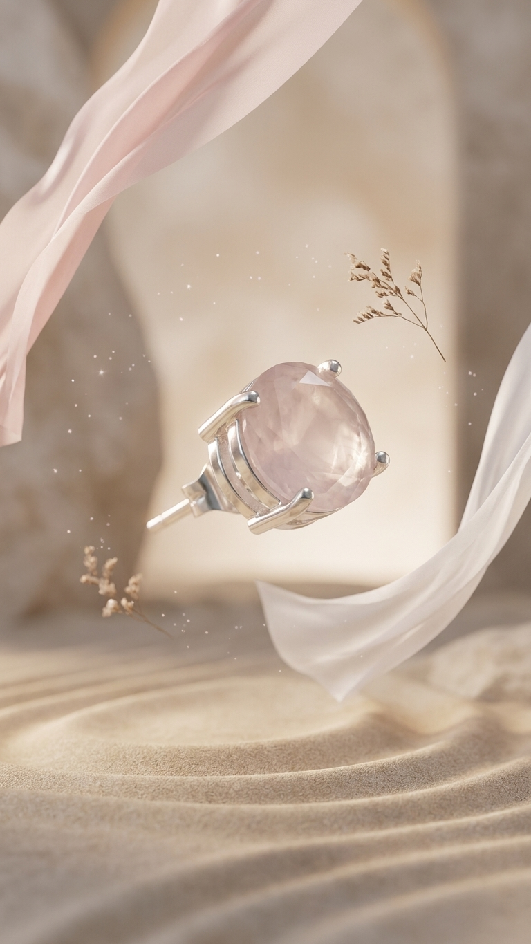 Rose Quartz Earrings