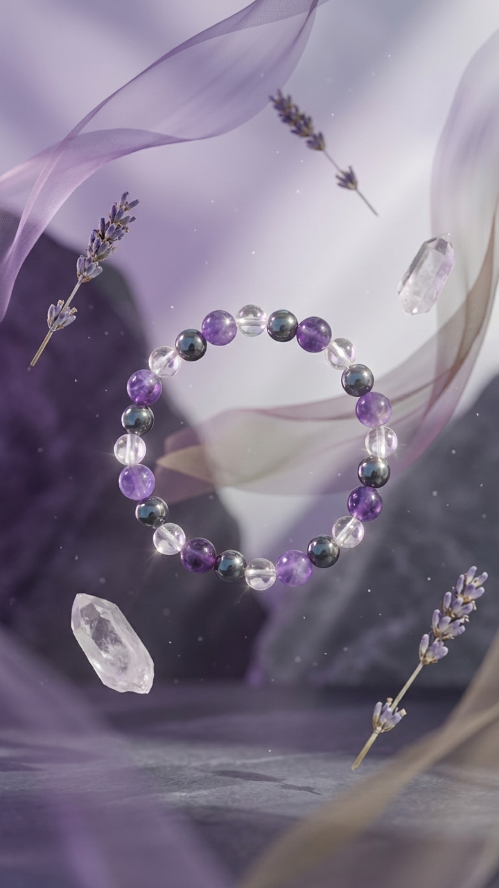 Aquarius (Kumbha) Zodiac Sign Bracelet 8mm