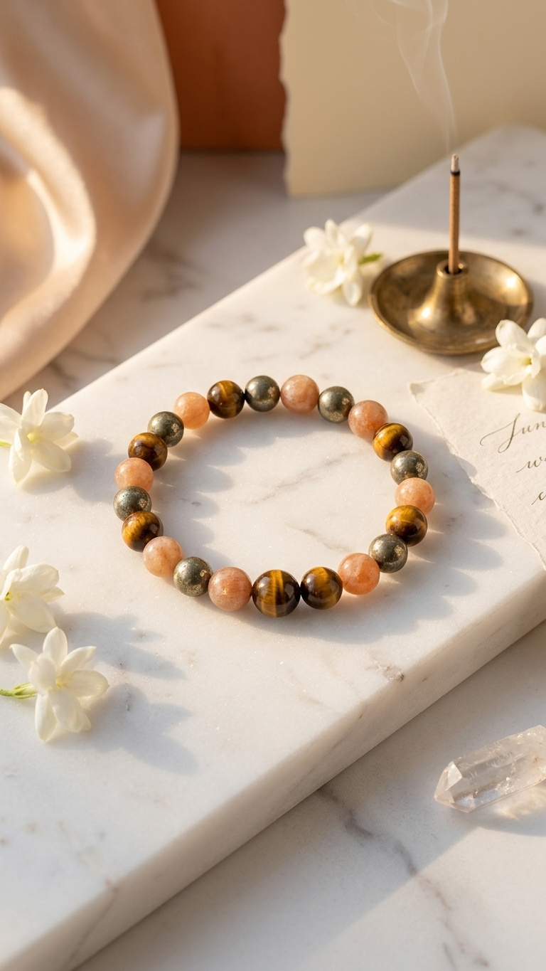 Leo (Singha) Zodiac Sign Bracelet 8mm