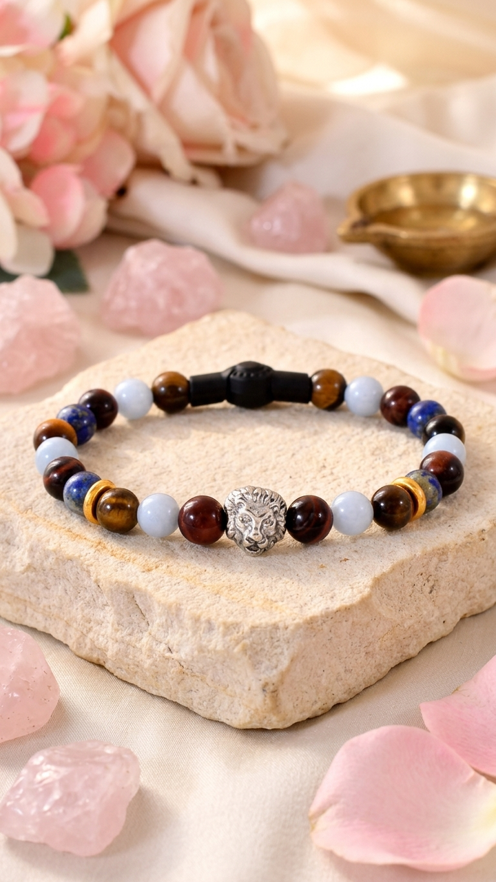 Energy Chakra Bracelet With Magnet Lock
