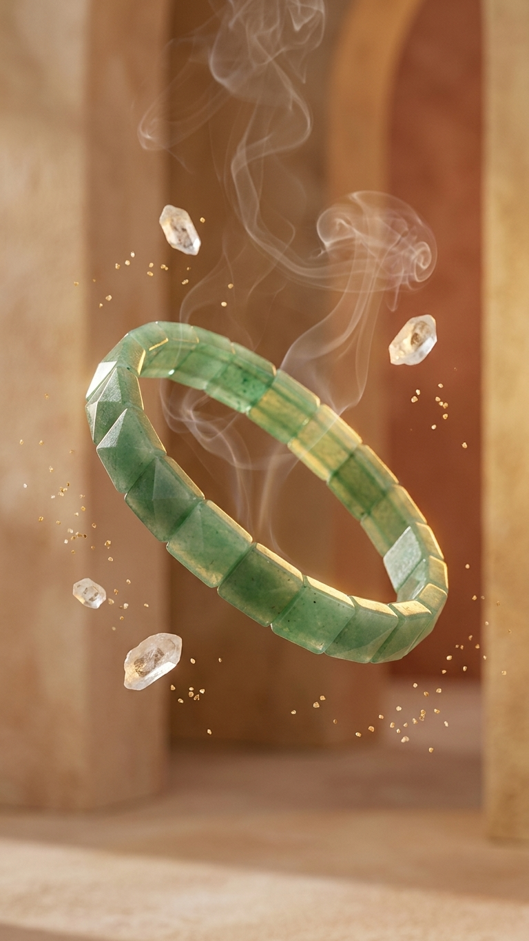 Green Aventurine Pyramid Bracelet