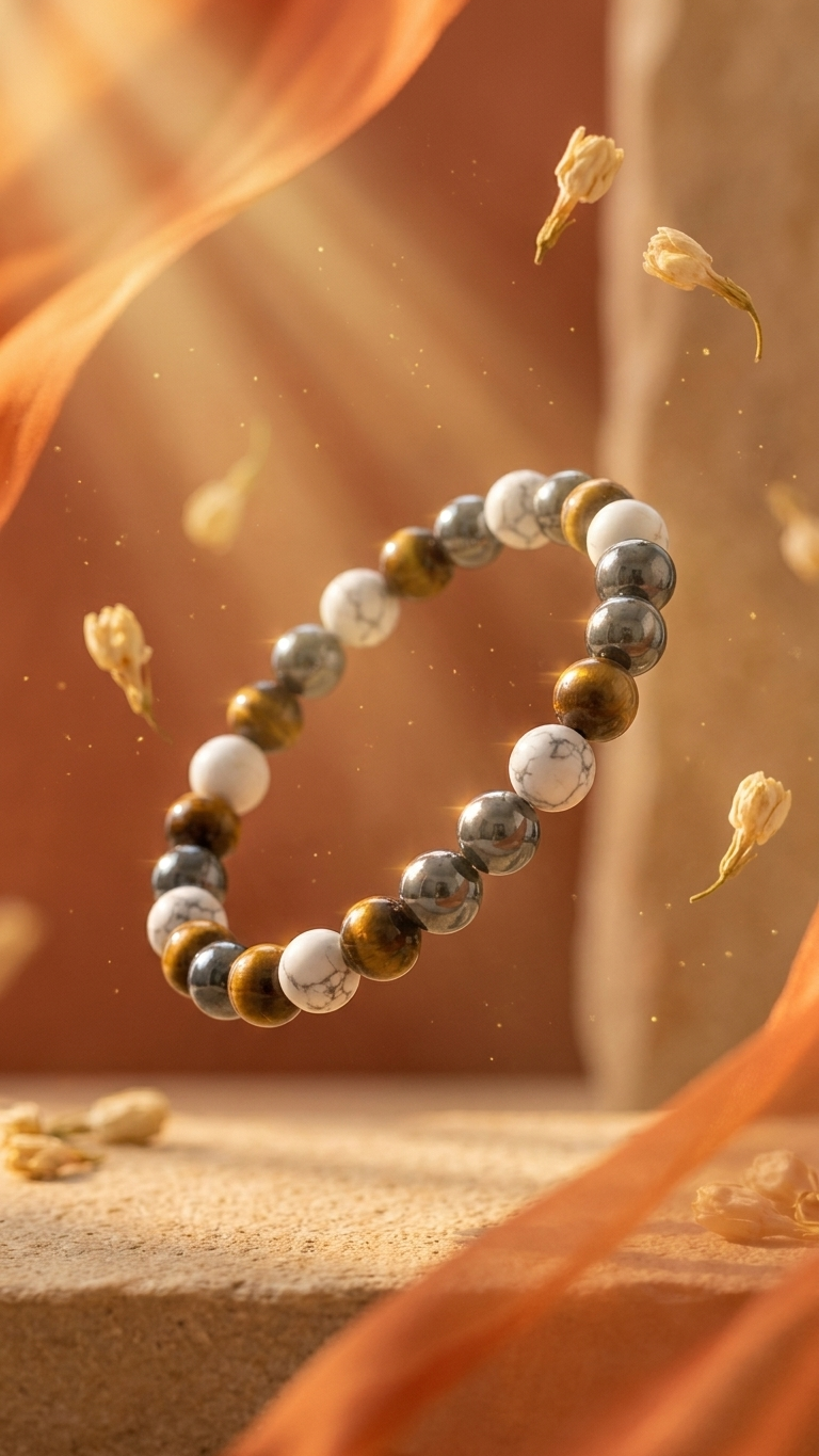 Gemini (Mithun) Zodiac Sign Bracelet 8mm