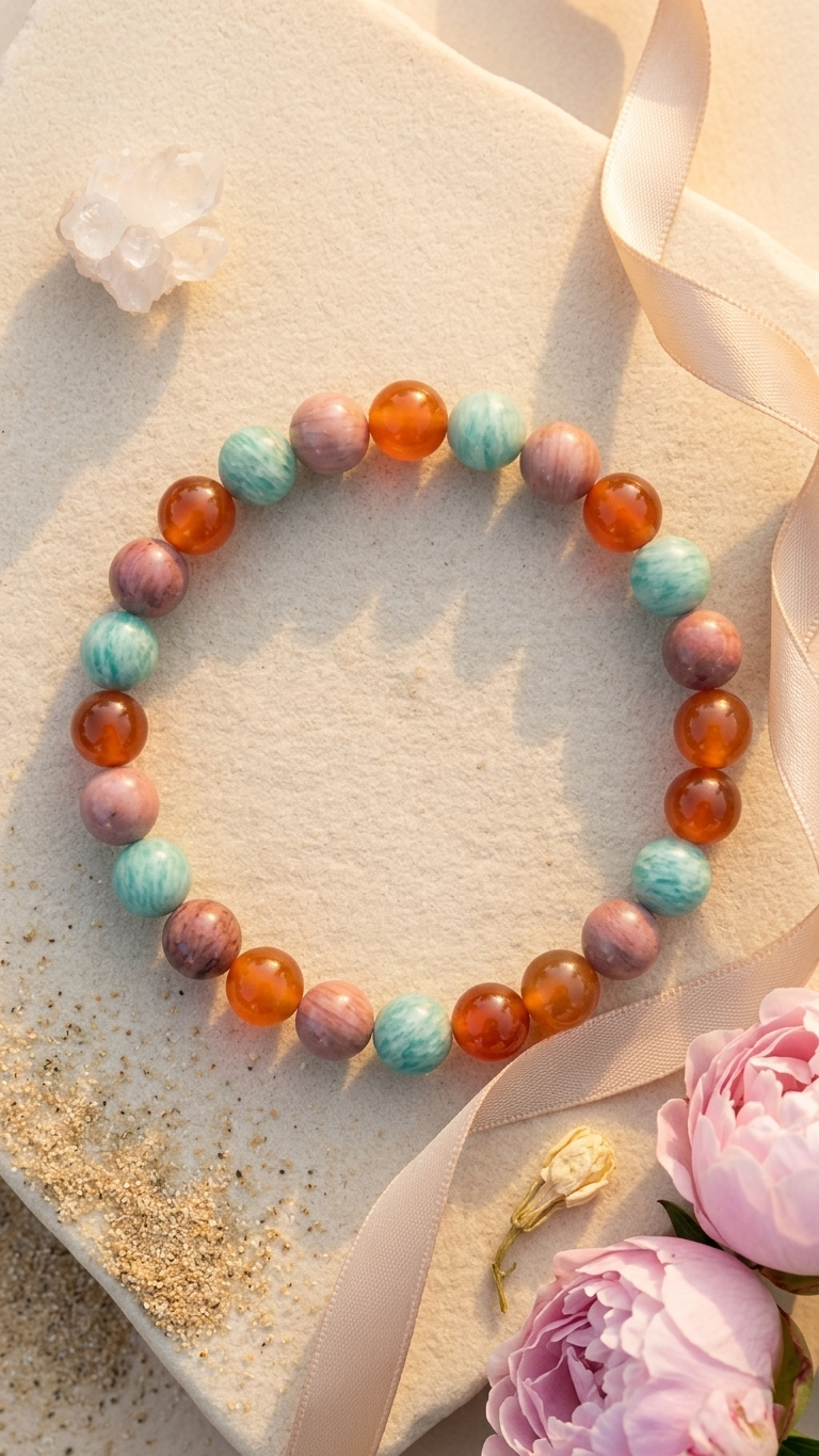 Cancer (Karka) Zodiac Sign Bracelet 8mm